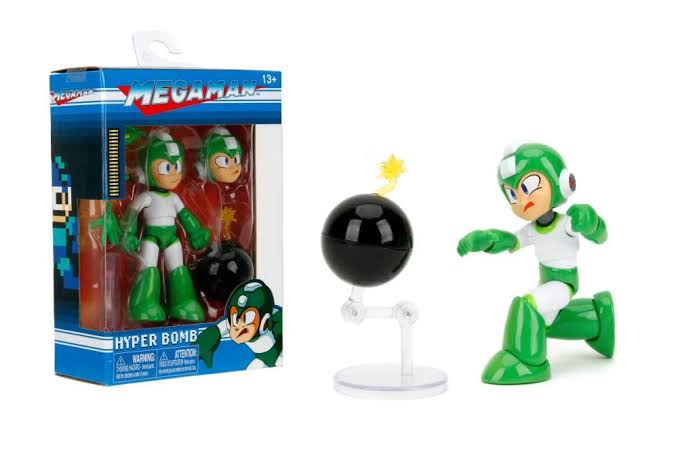 MEGAMAN WAVE 2 ELEC MAN CUT MAN MEGAMAN HYPER BOMB JADA TOYS