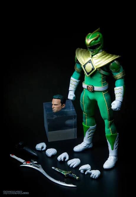 GREEN RANGER POWER RANGERS THREE NEW TOYS 1:12