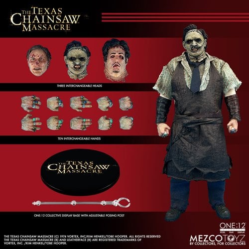 LEATHERFACE THE TEXAS CHAINSAW MASSACRE (2003) MEZCO ONE:12