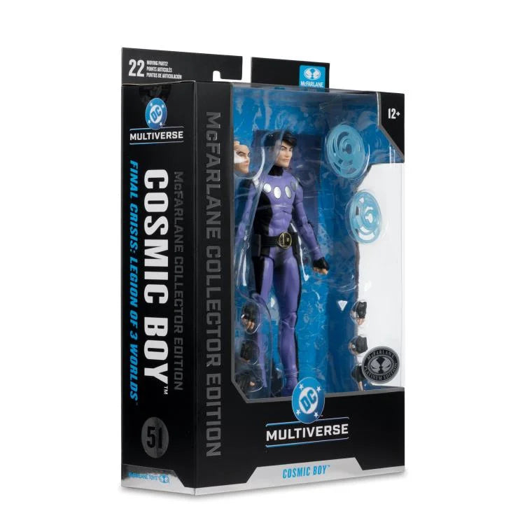 COSMIC BOY DC MULTIVERSE COLLECTOR EDITION PLATINUM MCFARLANE
