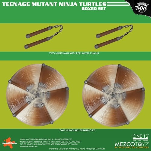 TEENAGE MUTANT NINJA TURTLES DELUXE ONE:12 MEZCO
