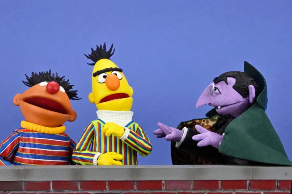 COUNT VON COUNT (CONDE CONTAR) PLAZA SESAMO NECA