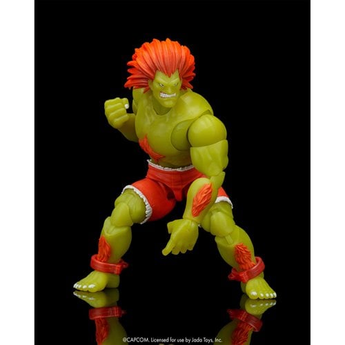 BLANKA GLOW IN THE DARK STREET FIGHTER JADA TOYS EXCLUSIVO EE