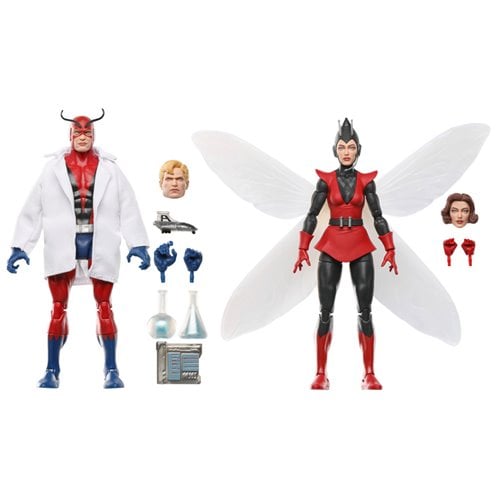 HANK PYM (GIANTMAN) Y JANET VAN DYNE (WASP) 2PACK MARVEL LEGENDS HASBRO RESTOCK