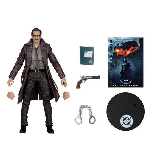 COMMISSIONER GORDON BATMAN THE DARK KNIGHT DC MULTIVERSE MCFARLANE