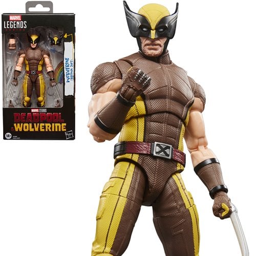 WOLVERINE BROWN SUIT (DEADPOOL Y WOLVERINE) MARVEL LEGENDS MCU HASBRO