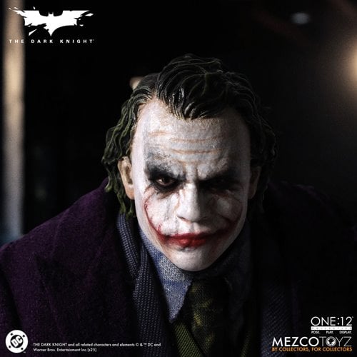 JOKER THE DARK KNIGHT MEZCO ONE:12