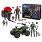 SNAKE EYES Y VARMINT ATV VS STEALTH VIPER Y COBRA STEALTH FLIGHT POD 2PACK G.I.JOE CLASSIFIED HASBRO