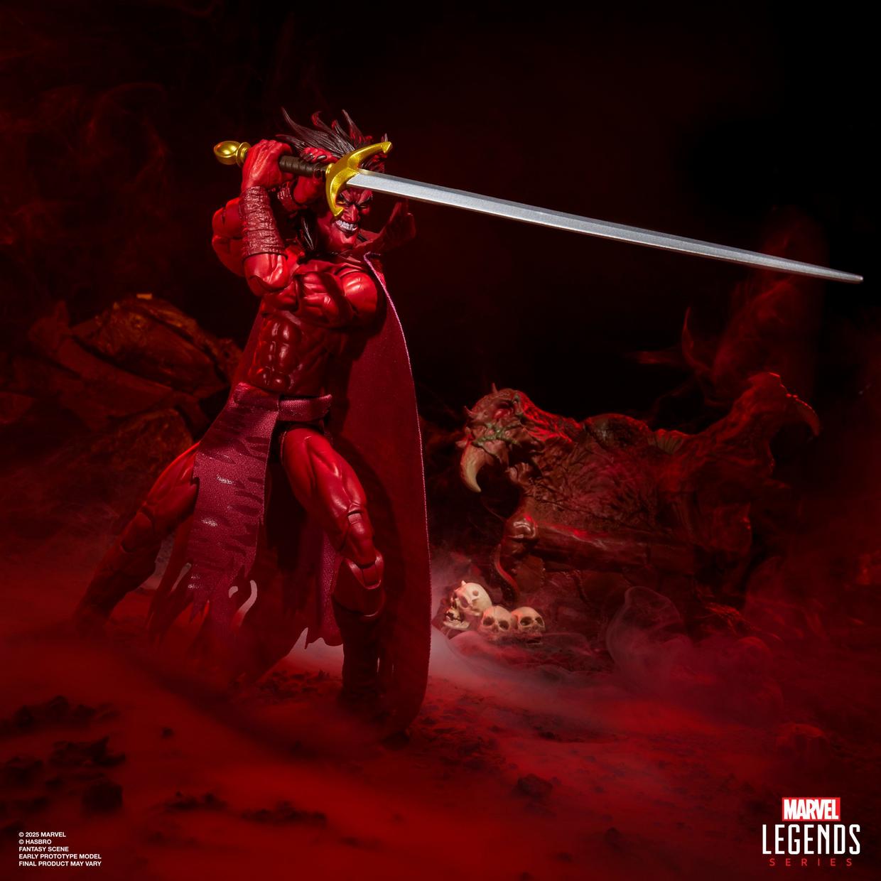 MEPHISTO CON TRONO INFERNAL MARVEL LEGENDS EXCLUSIVO HASLAB HASBRO