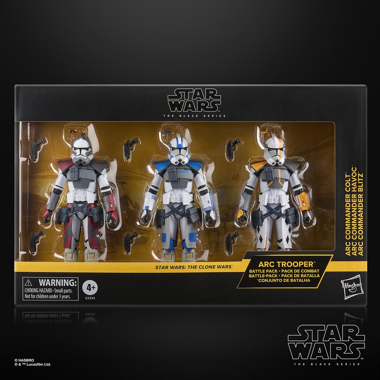 ARC TROOPER BATTLE PACK HAVOC COLT BLITZ STAR WARS BLACK SERIES HASBRO