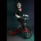 BILLY THE PUPPET ON TRICYCLE CON SONIDO SAW 12' NECA