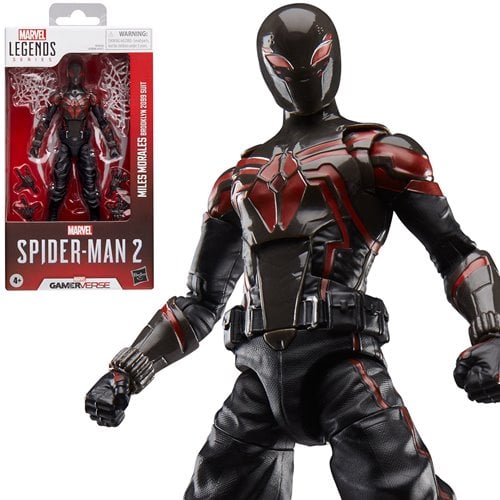 SPIDERMAN MILES MORALES BROOKLYN 2099 SUIT GAMERVERSE MARVEL LEGENDS HASBRO