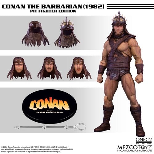 CONAN THE BARBARIAN (1982) PIT FIGHTER EDITION MEZCO ONE:12
