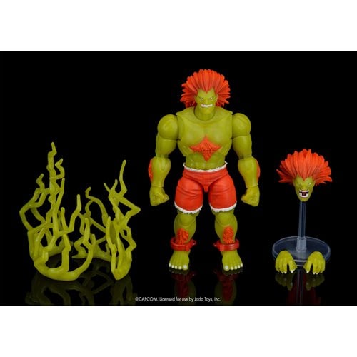 BLANKA GLOW IN THE DARK STREET FIGHTER JADA TOYS EXCLUSIVO EE