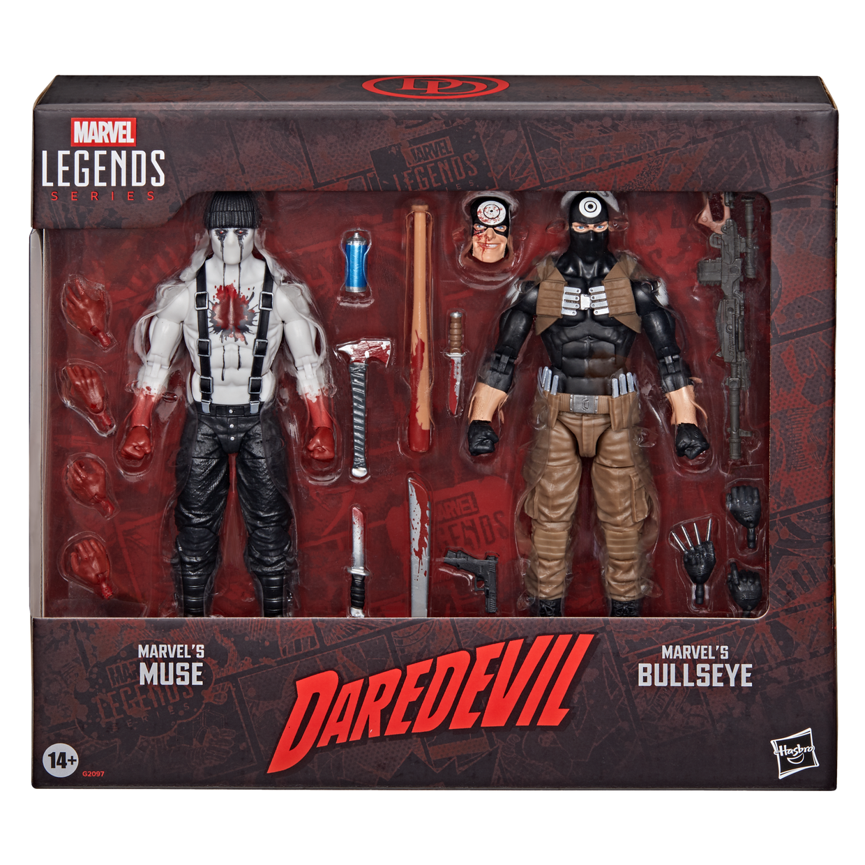 BULLSEYE Y MUSE 2PACK MARVEL LEGENDS HASBROPULSE EXCLUSIVE