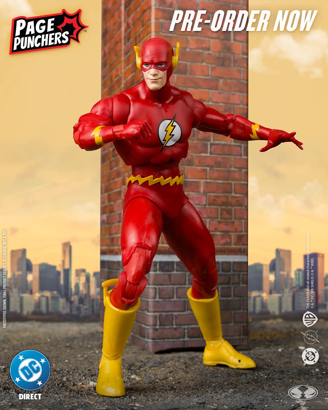 FLASH BARRY ALLEN PAGE PUNCHERS DC MULTIVERSE MCFARLANE