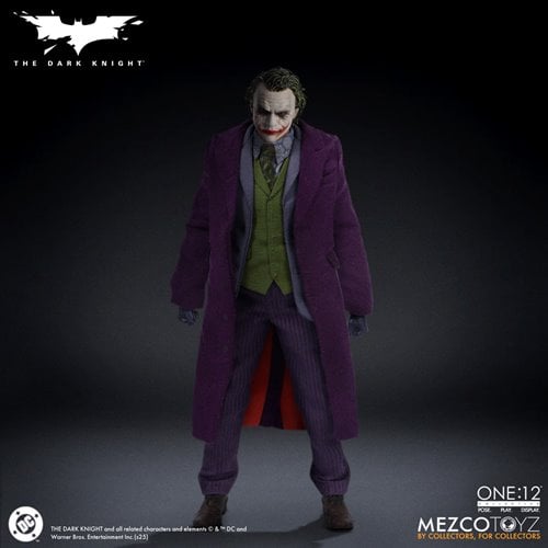 JOKER THE DARK KNIGHT MEZCO ONE:12
