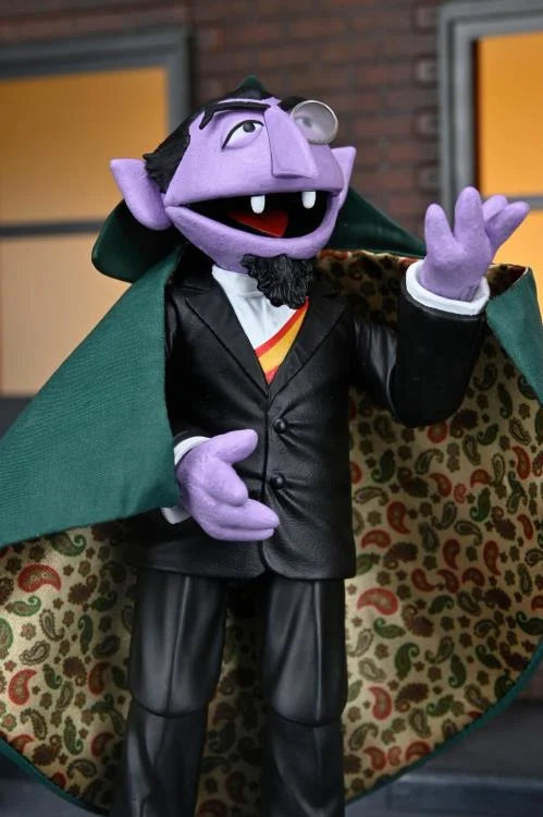 COUNT VON COUNT (CONDE CONTAR) PLAZA SESAMO NECA