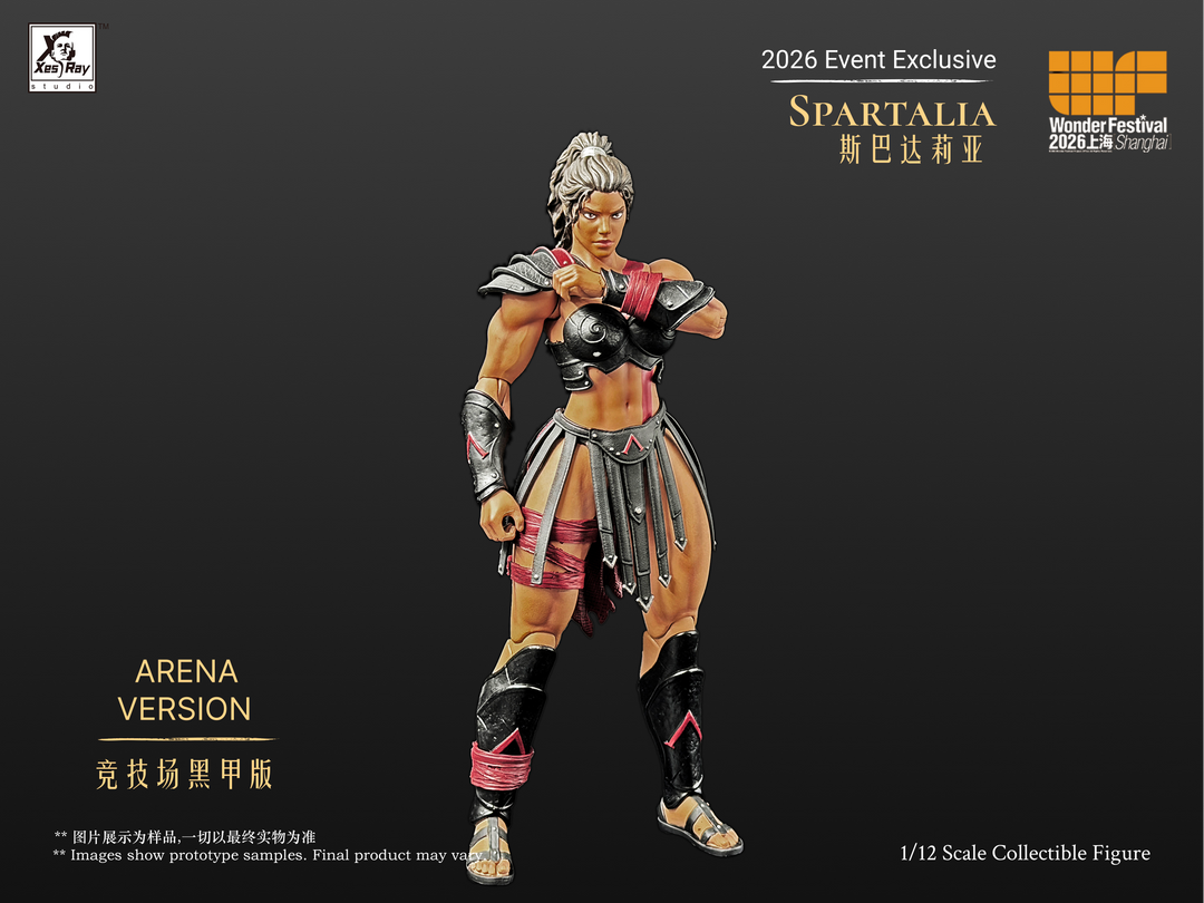 SPARTALIA BLACK ARENA VERSION COMBATANTS XESRAY STUDIO EVENT EXCLUSIVE CON BONUS