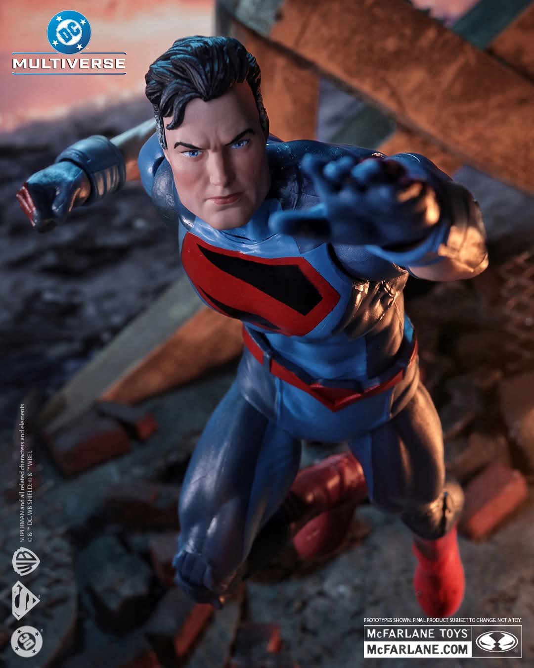 SUPERMAN & THE AUTHORITY DC MULTIVERSE MCFARLANE