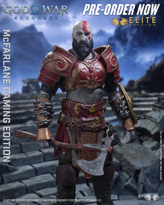 KRATOS ELITE EDITION GOD OF WAR GAMING MCFARLANE