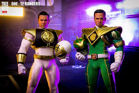 WHITE RANGER THREE NEW TOYS 1:12