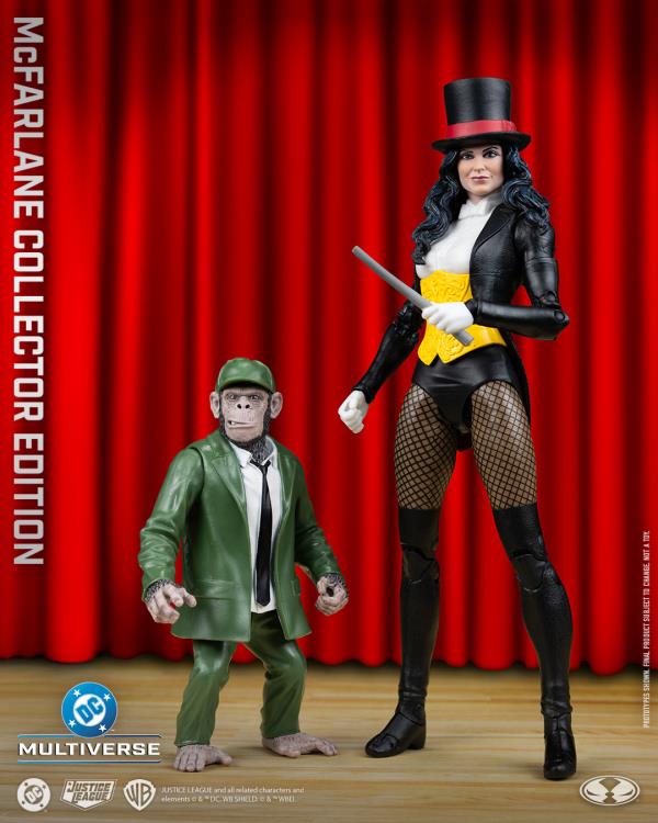 ZATANNA & DETECTIVE CHIMP DC MULTIVERSE COLLECTOR EDITION MCFARLANE