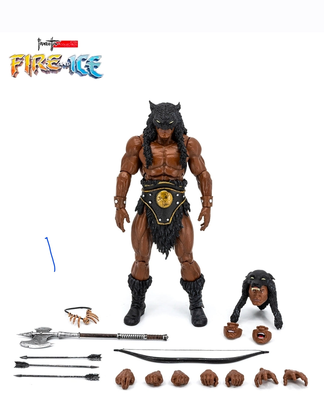 DARKWOLF FIRE AND ICE ICON COLLECTIBLES FRAZETTA GIRLS 1/12
