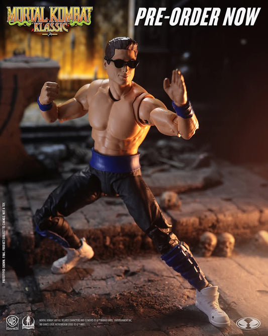 JOHNNY CAGE MORTAL KOMBAT KLASSICS MCFARLANE