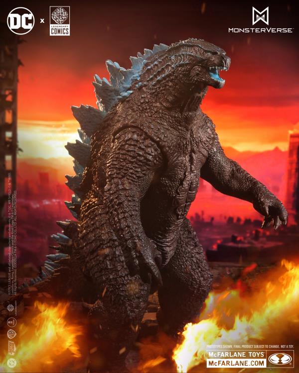 WONDER WOMAN VS GODZILLA ATOMIC BLAST 2PACK DC MULTIVERSE MCFARLANE