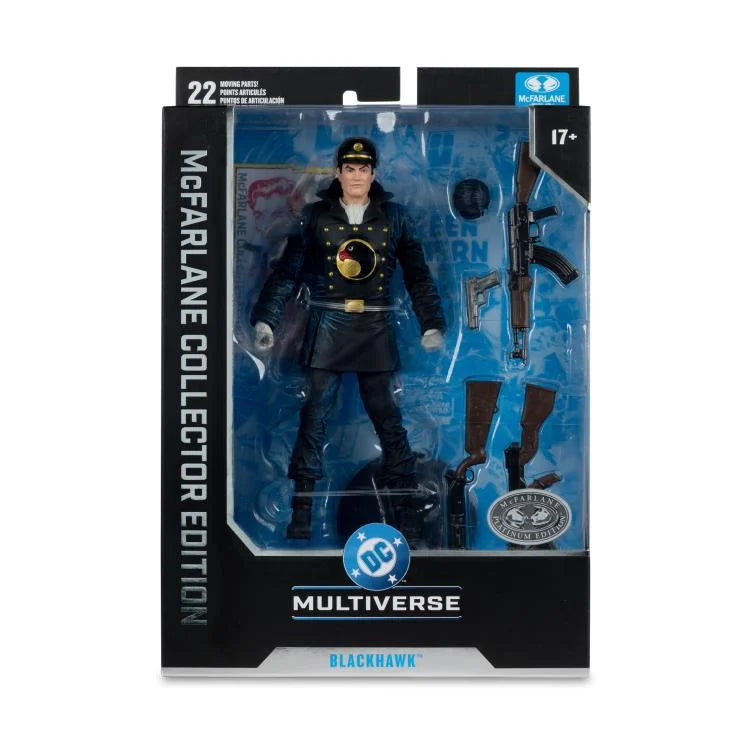 BLACKHAWK DC MULTIVERSE COLLECTOR EDITION PLATINUM MCFARLANE