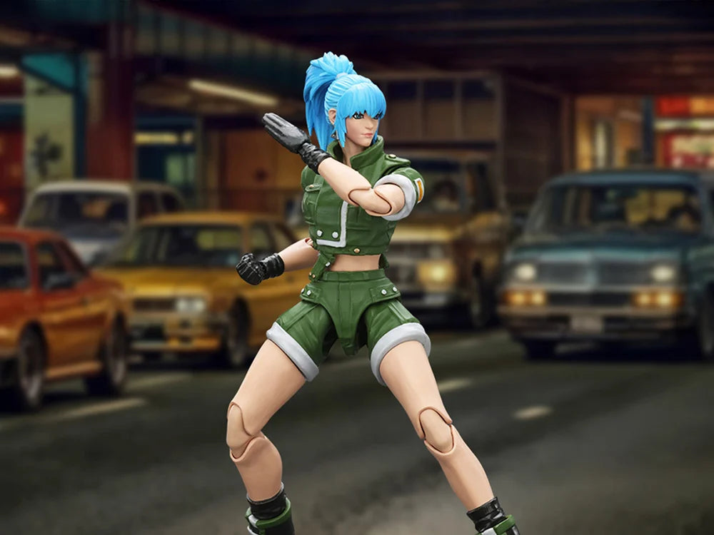 LEONA HEIDERN THE KING OF FIGHTERS 98 JOYTOY ESCALA 1/18