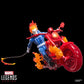 GHOST RIDER JHONNY BLAZE CON MOTOCICLETA MARVEL LEGENDS HASBRO