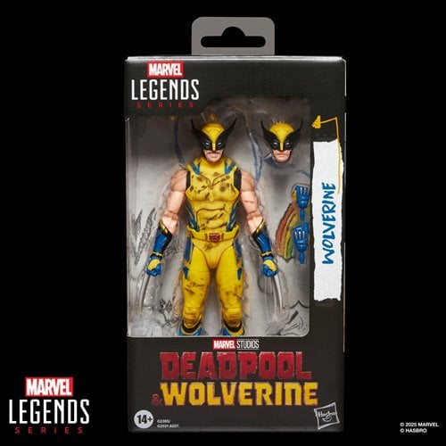 WOLVERINE YELLOW SUIT DAMAGE (DEADPOOL Y WOLVERINE) MARVEL LEGENDS MCU HASBRO