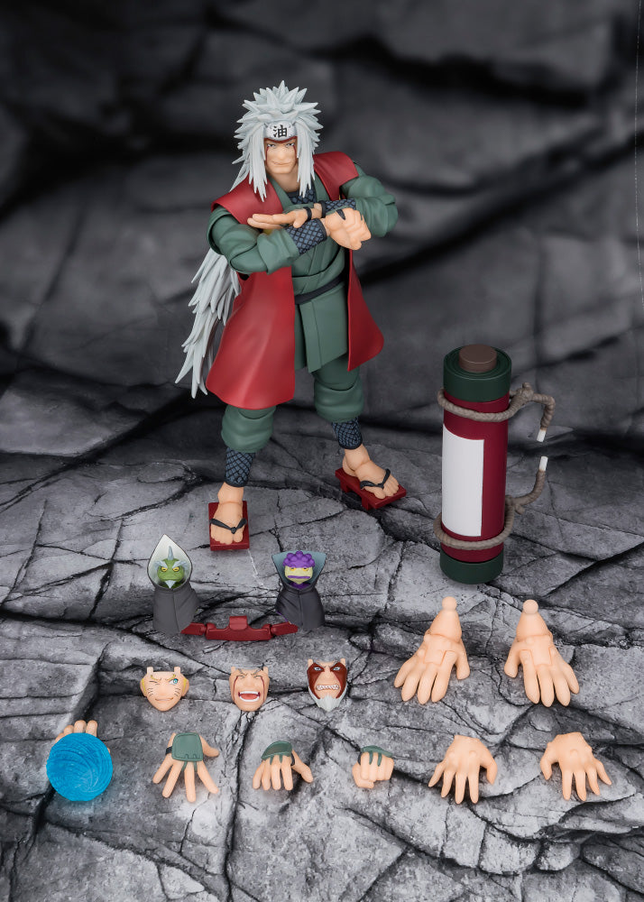JIRAIYA SAGE MODE SET NARUTO S.H.FIGUARTS BANDAI