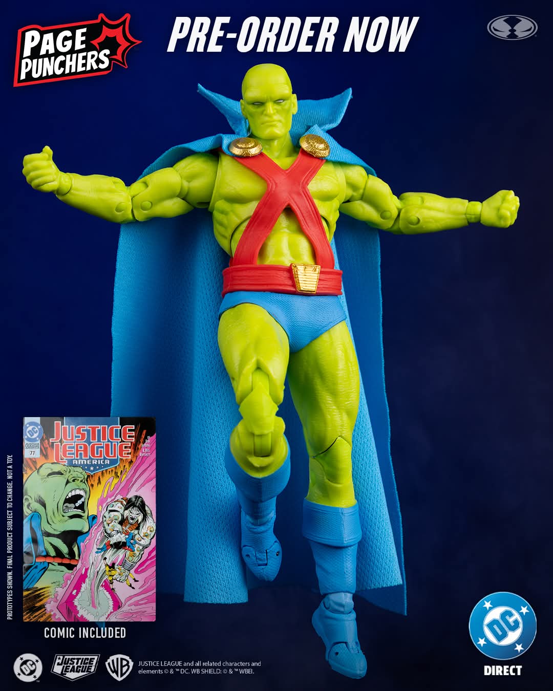 MARTIAN MANHUNTER DC MULTIVERSE MCFARLANE PAGE PUNCHERS