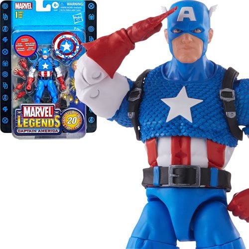 CAPITAN AMERICA 20TH ANIVERSARIO SERIE 1 MARVEL LEGENDS HASBRO