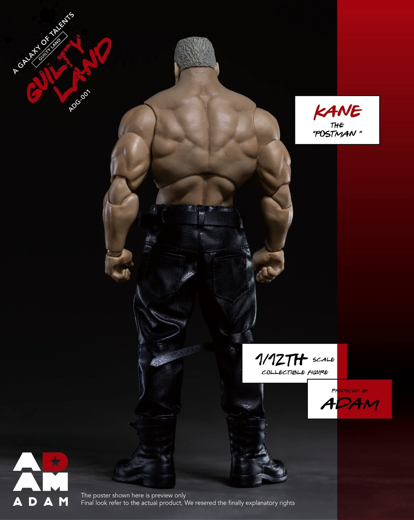 KANE THE POSTMAN (MARV) ADAM TOYS 1/12 GUILTY LAND A GALAXY OF TALENTS