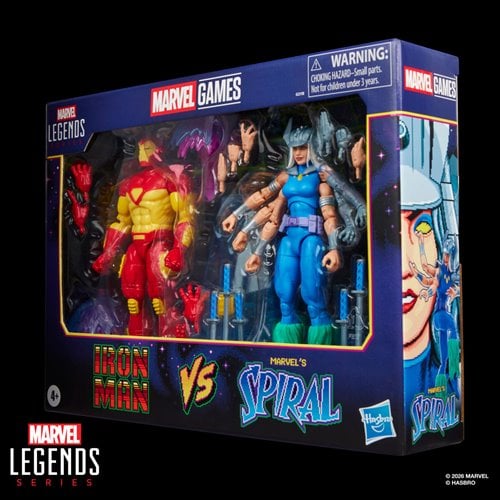 IRON MAN VS SPIRAL MARVEL LEGENDS GAMERVERSE HASBRO