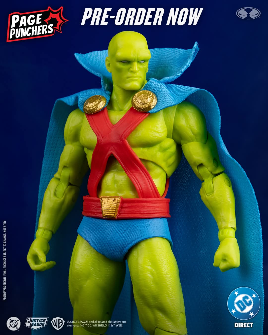 MARTIAN MANHUNTER DC MULTIVERSE MCFARLANE PAGE PUNCHERS