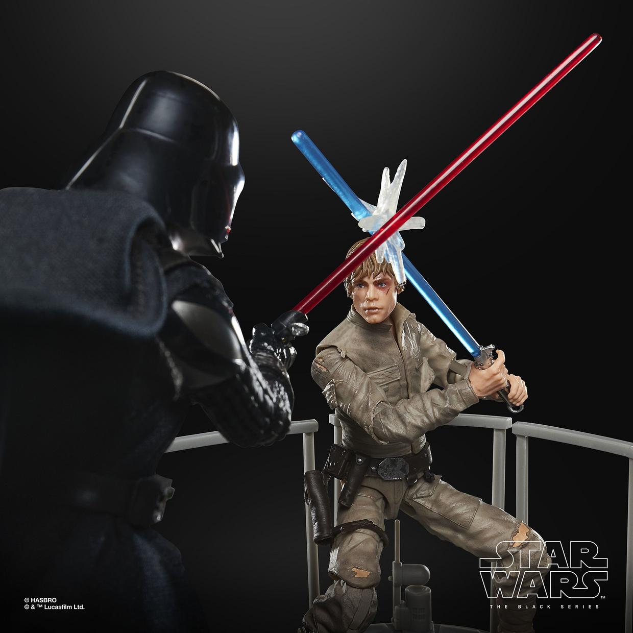 DARTH VADER Y LUKE SKYWALKER STAR WARS BLACK SERIES EXCLUSIVO HASBRO PULSE HASBRO