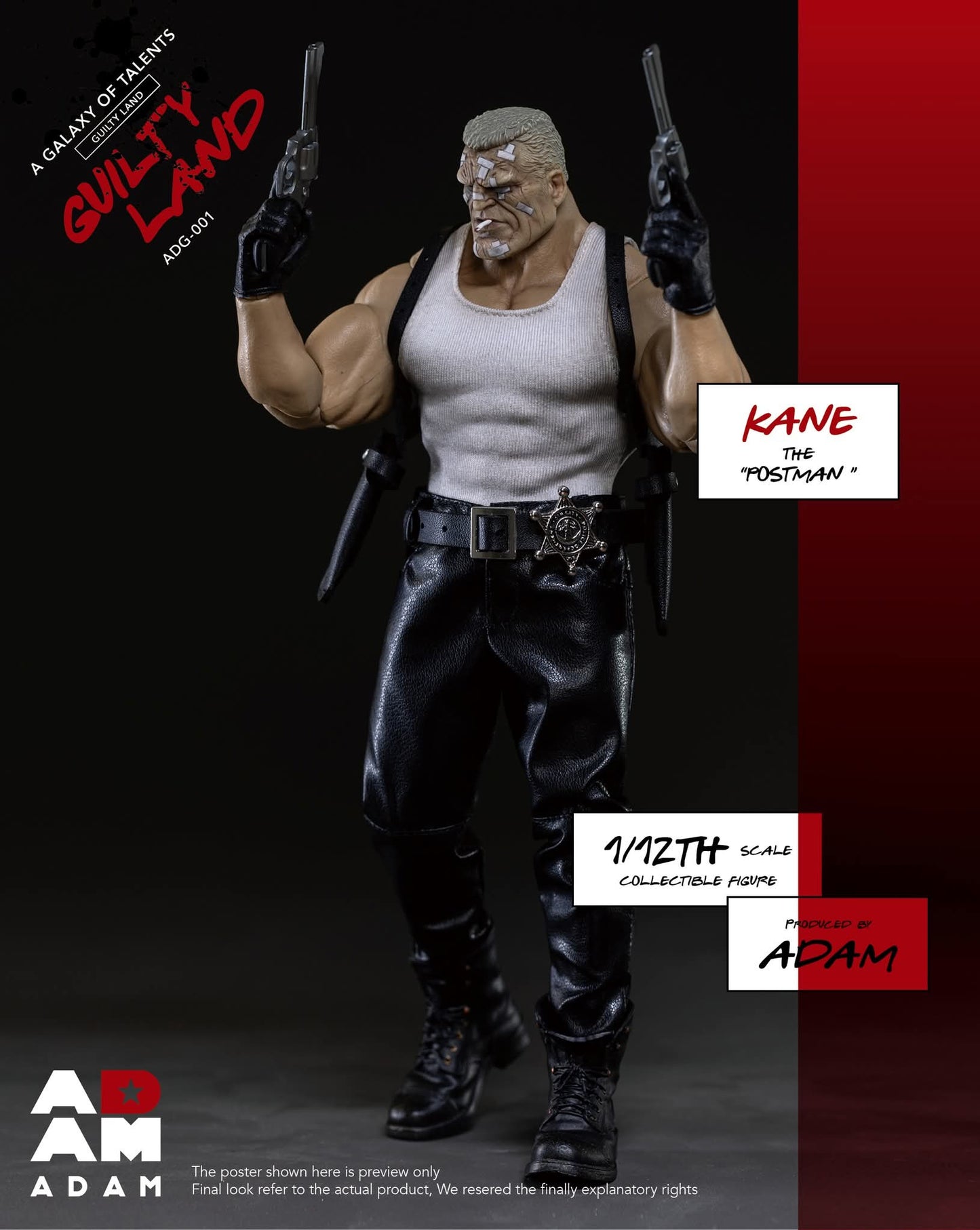 KANE THE POSTMAN (MARV) ADAM TOYS 1/12 GUILTY LAND A GALAXY OF TALENTS