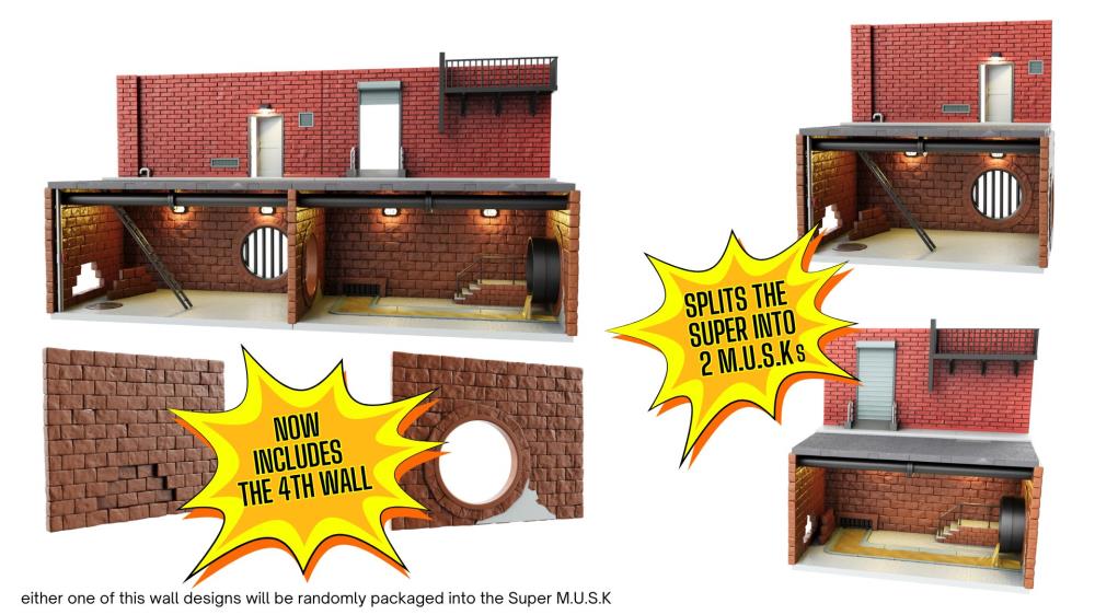 SUPER M.U.S.K SET DIORAMA RAMEN TOYS