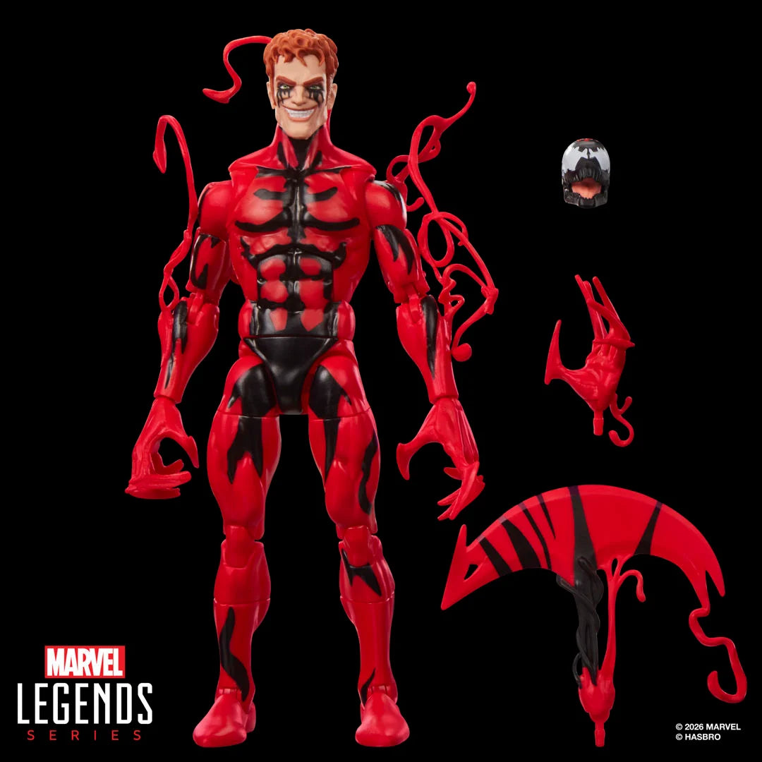CARNAGE SPIDERMAN THE ANIMATED SERIES RETROCARD MARVEL LEGENDS HASBRO