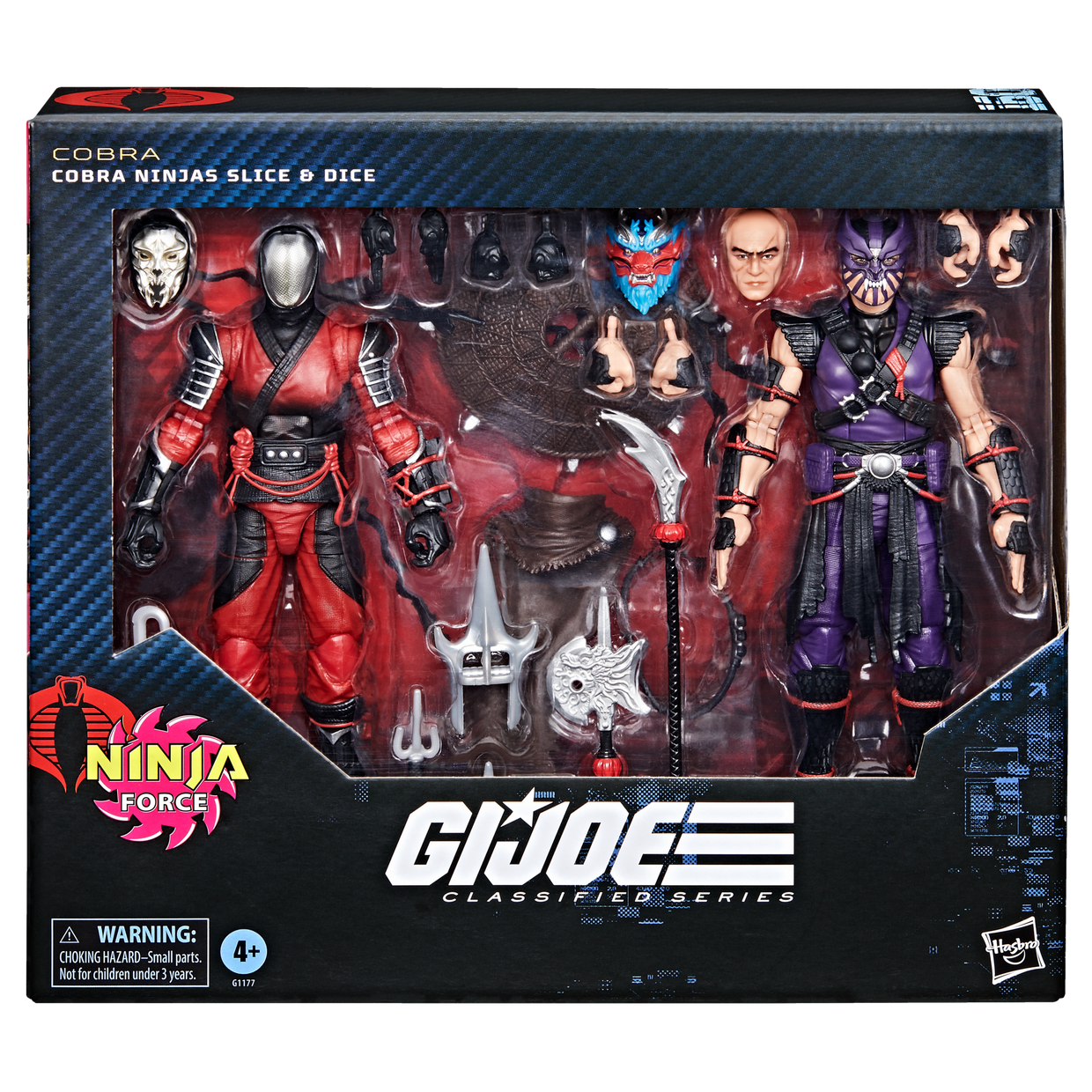 COBRA NINJAS SLICE & DICE G.I.JOE CLASSIFIED HASBRO PULSE EXCLUSIVE