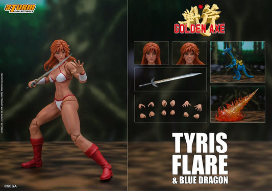 TYRIS FLARE Y GILIUS SET GOLDEN AXE STORM COLLECTIBLES