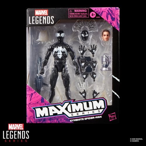 SPIDERMAN SYMBIOTE MARVEL LEGENDS MAXIMUM SERIES HASBRO