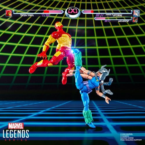 IRON MAN VS SPIRAL MARVEL LEGENDS GAMERVERSE HASBRO