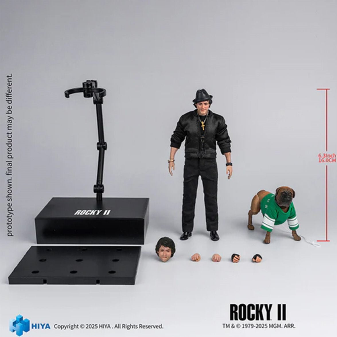 ROCKY ll ROCKY BALBOA EXQUISITE SUPER SERIES HIYA TOYS 1:12