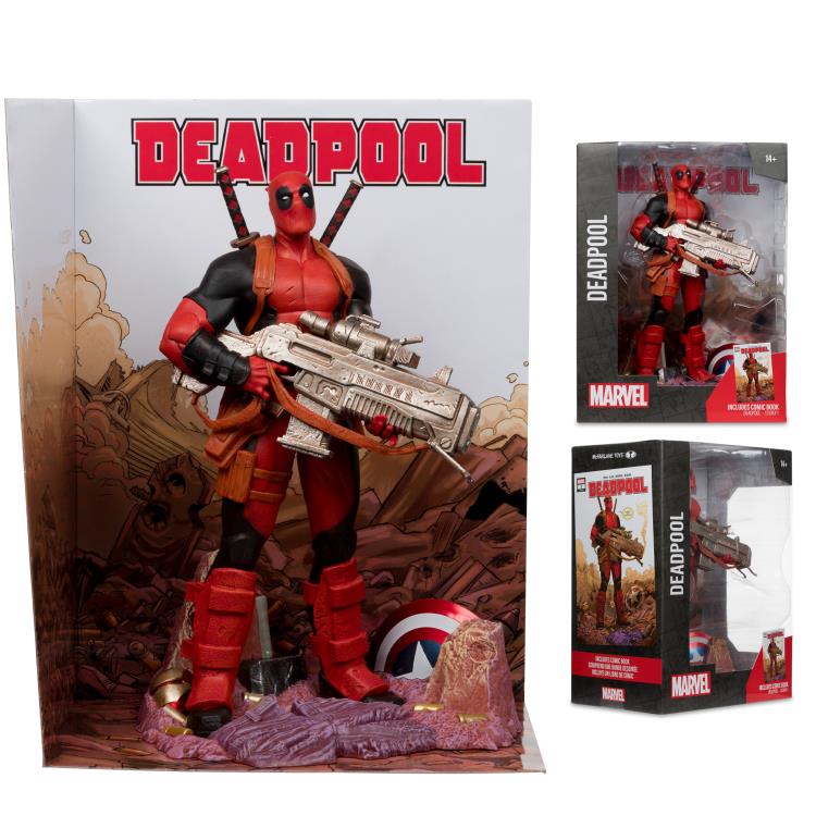 DEADPOOL POSED FIGURE MARVEL MCFARLANE 1/6